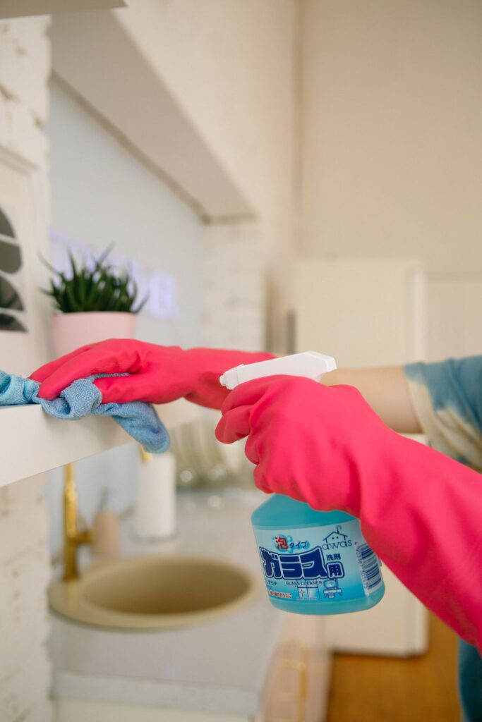 Cleaning supplies used by CleanAxisCo